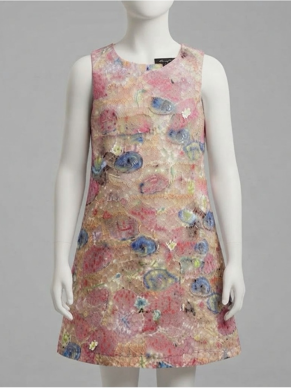 Imoga Girls Size 10 Kylie Floral Lace A Line Dress Watercolor Party Pink